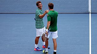 Granoller y López en el US Open de este año.