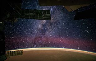 La Vía Láctea desde la Estación Espacial Internacional