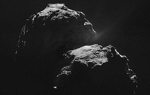 El cometa 67P visto a 10 kilómetros de distancia
