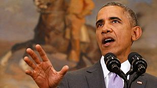Obama pide usar la fuerza contra el EI