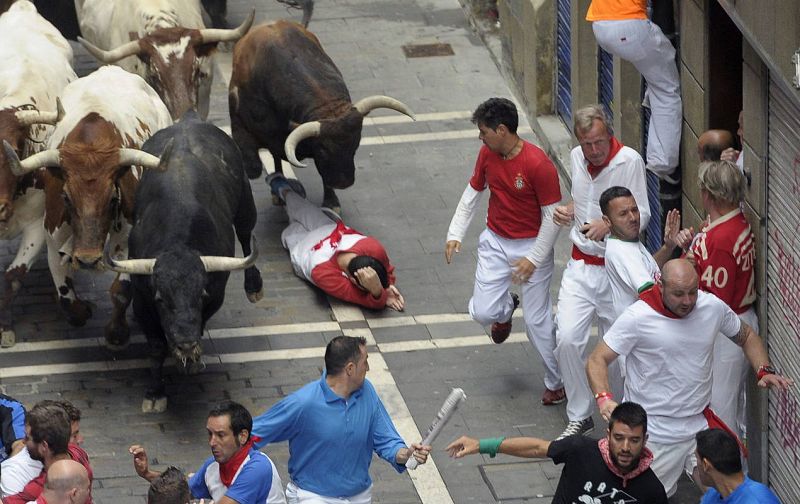 Los toros de la ganadería extremeña de El Tajo y La Reina se han estrenado en Pamplona