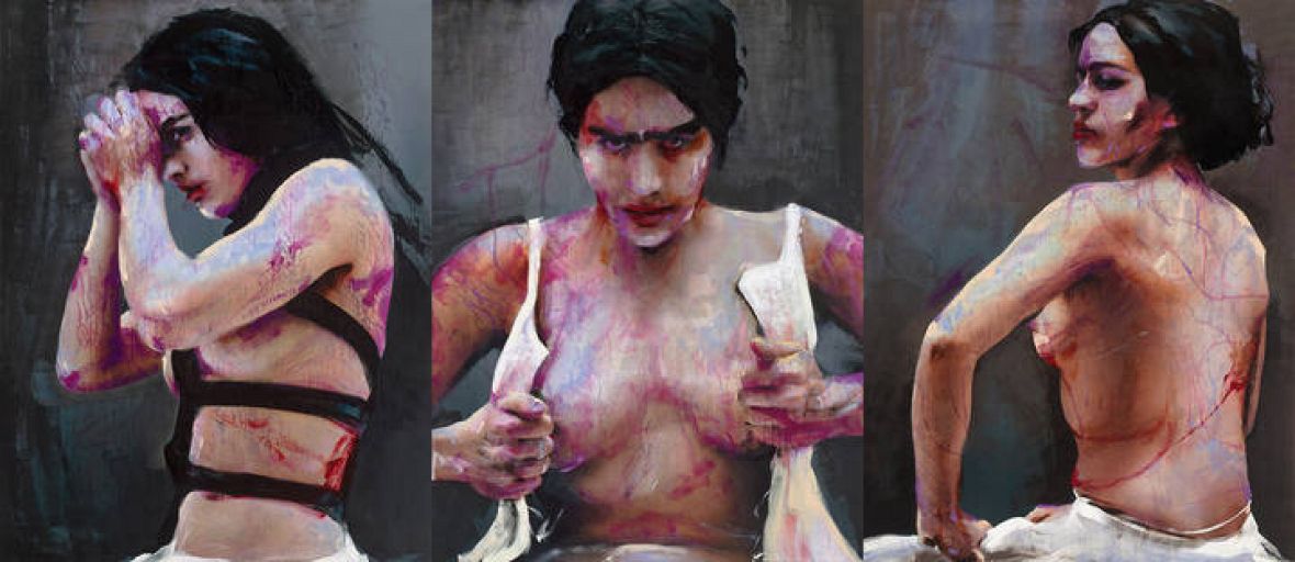Tríptico de Frida Kahlo expuesto en la London Gallery de Londres