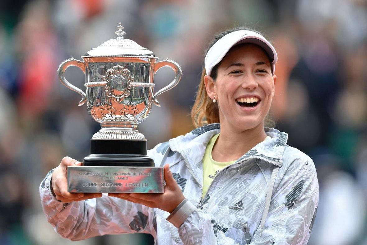 Garbi�e Muguruza, campeona de Roland Garros