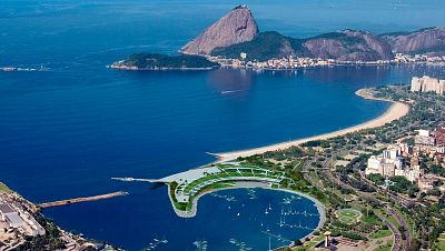 Base de las competiciones de vela, que se desarrollarán en la bahía de Guanabara, Marina da Gloria tiene una capacidad para 10.000 personas y está situada en el Parque de Flamengo, en el centro de la ciudad.