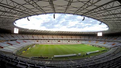 Localizado en Belo Horizonte, el Mineirao cuenta con 62.160 asientos y acogerá la primera fase, los cuartos y el partido por el bronce del fútbol masculino, y la primera fase, los cuartos y la semifinal femeninos.