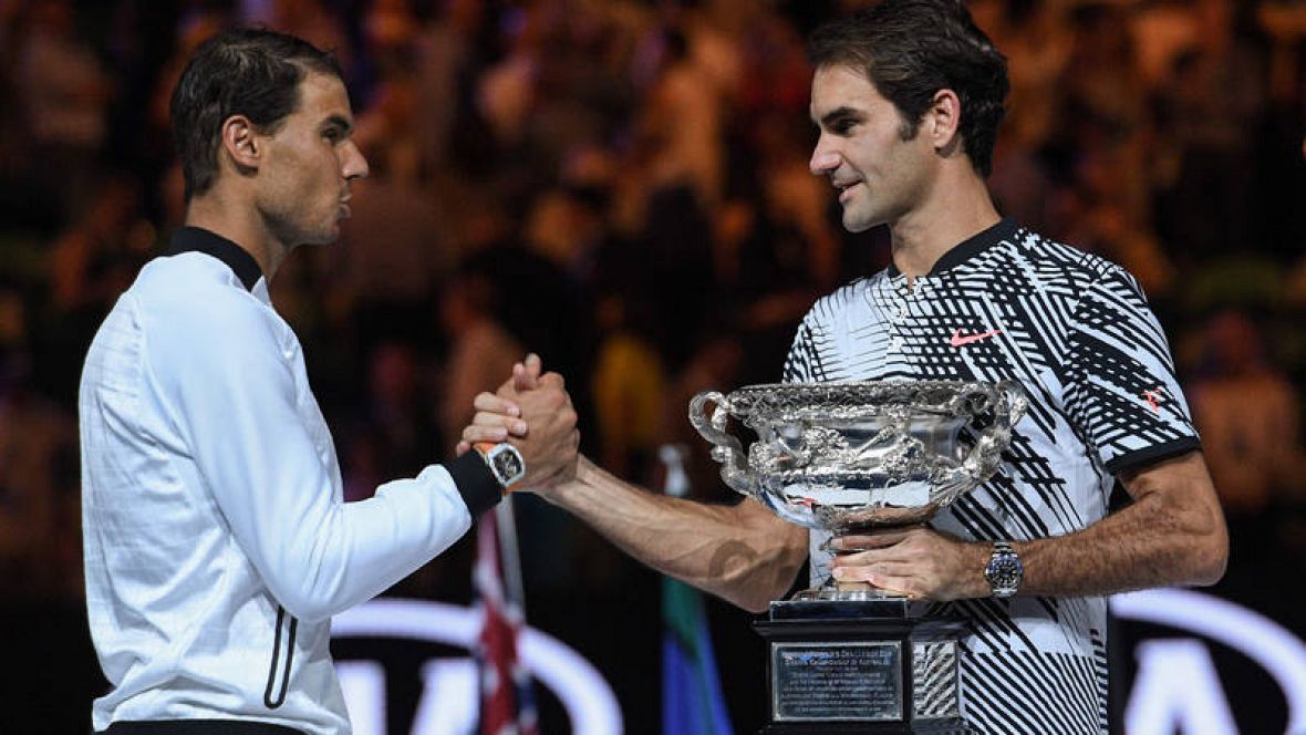 rAFA Y rOGER SALUDO - mELBOURNE - rtve