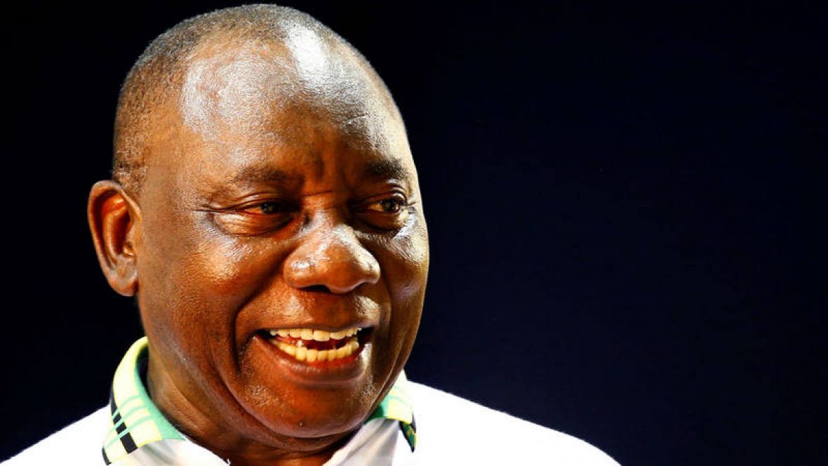  Ramaphosa, nuevo líder del partido gobernante, el Congreso Nacional Africano (CNA)