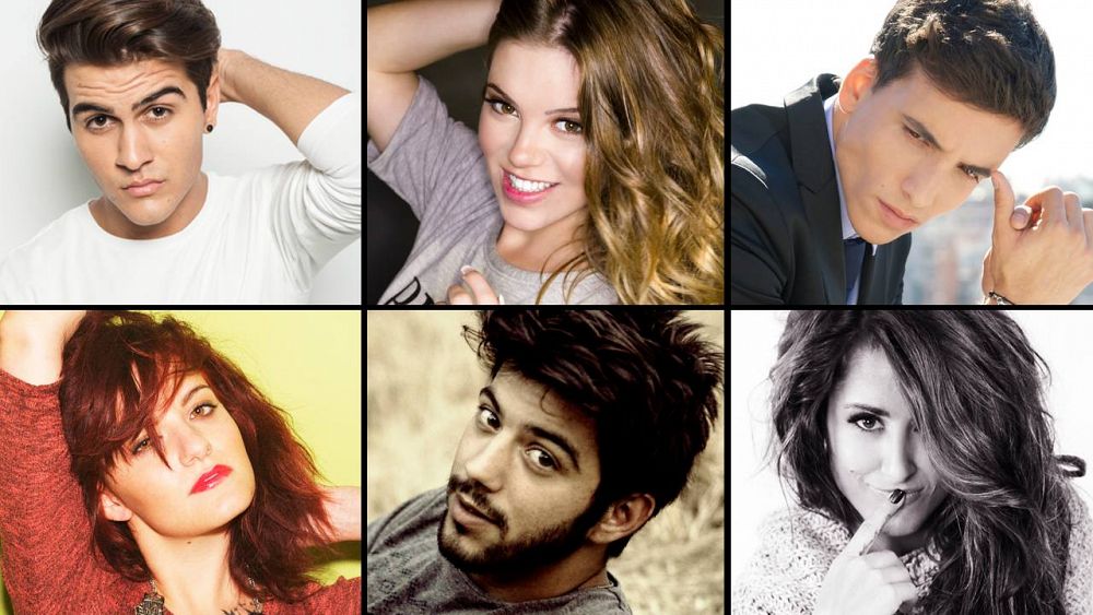 Los seis candidatos a participar en Eurovisión 2016