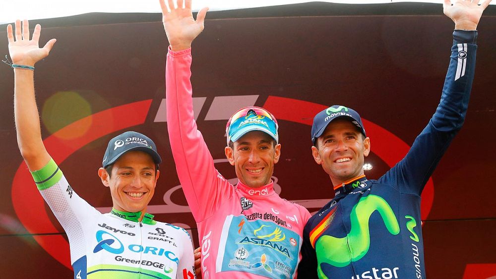 Nibali consigue su segundo Giro, con Valverde en el tercer cajón del podio