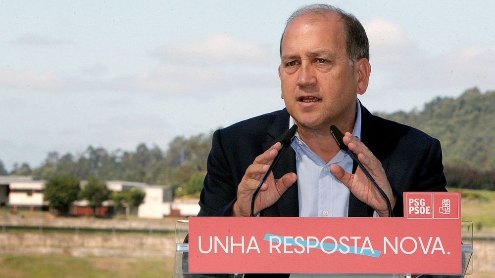 El candidato del PSdG a la presidencia de la Xunta, Xoaqun Fernndez Leiceaga.