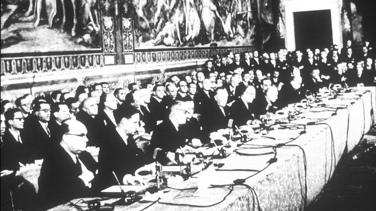 Firma del Tratado de Roma Firma del Tratado de Roma