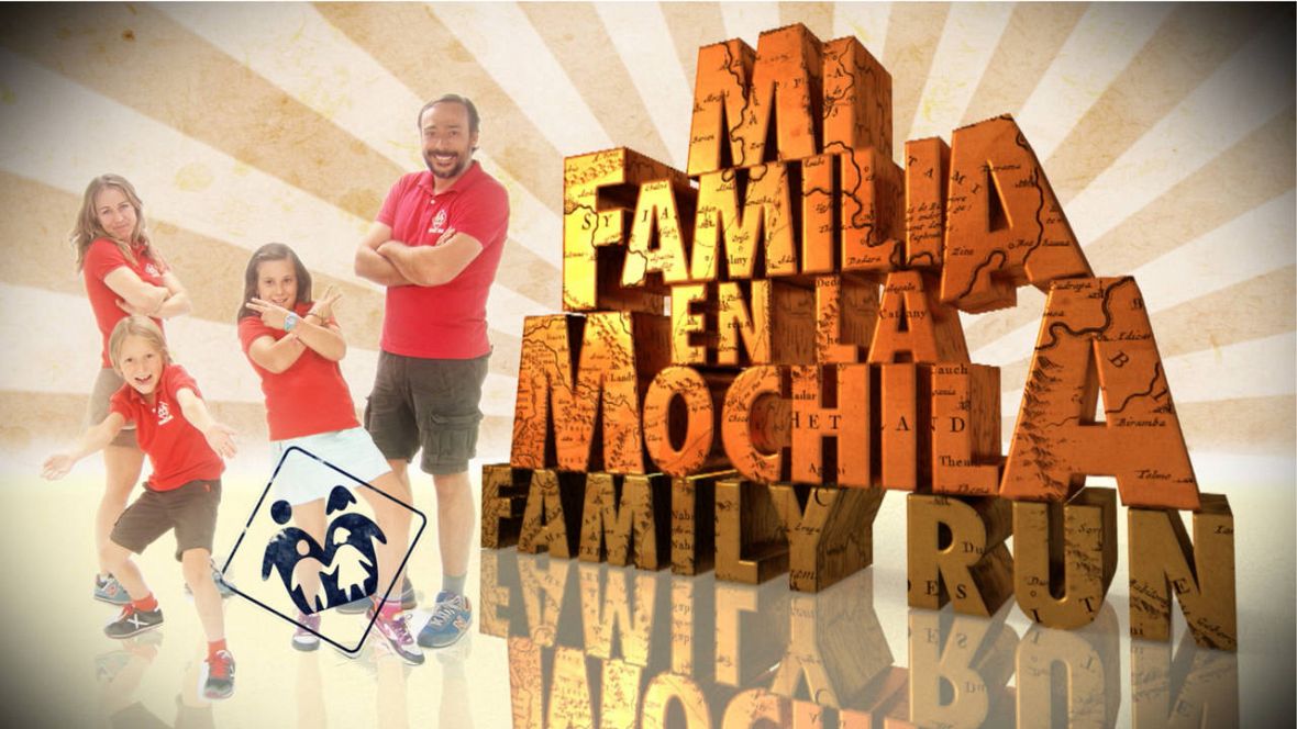 Logo 'Mi familia en la mochila - Family Run'