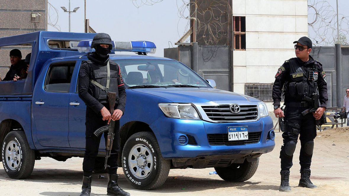 Agentes de policía egipcios en una imagen de archivo