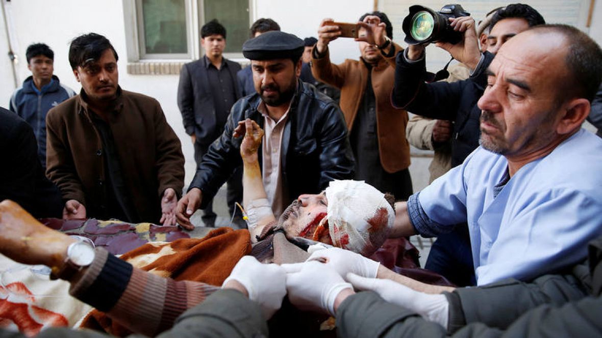 Un herido en el atentado contra un centro chií en Kabul, Afganistán