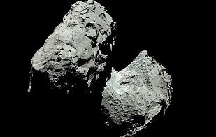 Rosetta obtiene imágenes en color del cometa 67P