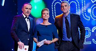 María Casado, Juan y Medio y Juanma López Iturriaga, los presentadores de la gala María Casado, Juan y Medio y Juanma López Iturriaga, los presentadores de la gala