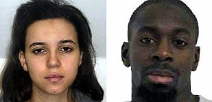 Imagen de archivo de Hayat Boummedienne y Amedy Coulibaly. Imagen de archivo de Hayat Boummedienne y Amedy Coulibaly.