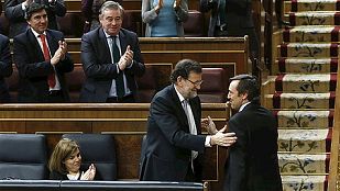 Rajoy y el Partido Popular insisten en que "España comienza a ir bien" Rajoy y el Partido Popular insisten en que "España comienza a ir bien"