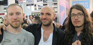 Sanlaville, Balak y Vivès en el Salón del Cómic de Barcelona Sanlaville, Balak y Vivès en el Salón del Cómic de Barcelona