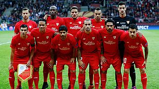 Los once jugadores escogidos por Unai Emery para jugar de inicio la final de Europa League. Los once jugadores escogidos por Unai Emery para jugar de inicio la final de Europa League.