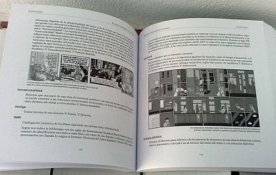 Páginas del 'Diccionario terminológico de la historieta'