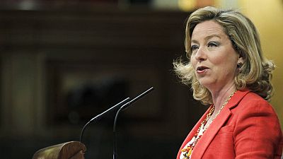 Ana Oramas, en una intervención en el Congreso de los Diputados. Ana Oramas, en una intervención en el Congreso de los Diputados.