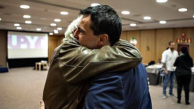 El líder de UPyD, Andrés Herzog, llega al hotel donde ha seguido el escrutinio de las elecciones generales El líder de UPyD, Andrés Herzog, llega al hotel donde ha seguido el escrutinio de las elecciones generales