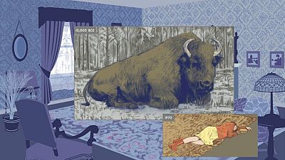 Página de 'Aquí', de Richard McGuire Página de 'Aquí', de Richard McGuire
