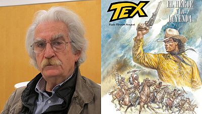 Paolo Eleuteri Serpieri y la portada de 'Tex: El héroe y la leyenda' Paolo Eleuteri Serpieri y la portada de 'Tex: El héroe y la leyenda'