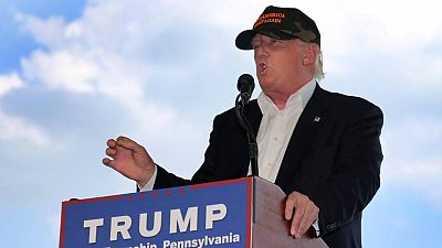 Donald Trump, durante un acto de su campaña presidencial en Pittsburgh