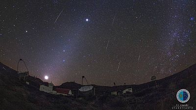 La actividad de Gemínidas de 2015 rozó los 200 meteoros por hora.