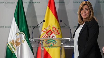 La presidenta de Andalucía y líder del PSOE regional, Susana Díaz.