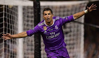 Cristiano Ronaldo celebra uno de los goles