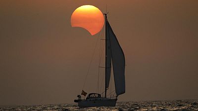 El eclipse solar, en imágenes El eclipse solar, en imágenes