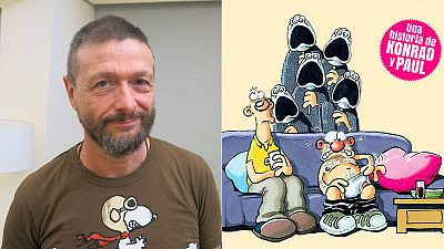 Ralph König en el Salón del Cómic de Barcelona y portada de 'Pitopausia' Ralph König en el Salón del Cómic de Barcelona y portada de 'Pitopausia'