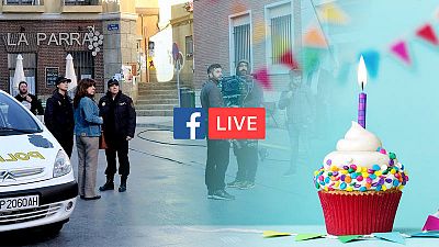 'Servir y proteger' celebra su primer año de emisión con un Facebook Live desde el rodaje