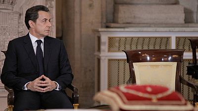 El expresidente francés, Nicolas Sarkozy, durante el acto de imposición del Collar de la Orden del Toisón de Oro en enero de 2012 El expresidente francés, Nicolas Sarkozy, durante el acto de imposición del Collar de la Orden del Toisón de Oro en enero de 2012