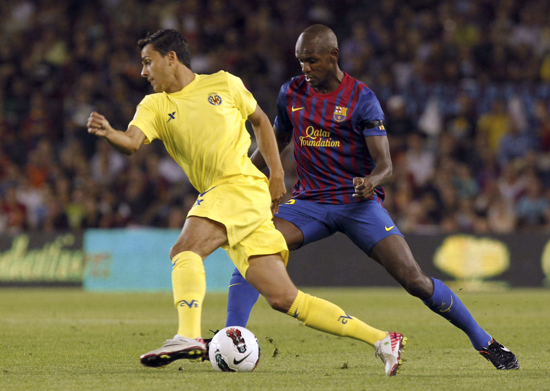 Abidal cumplirá 100 partidos con el Barça si juega en Anoeta