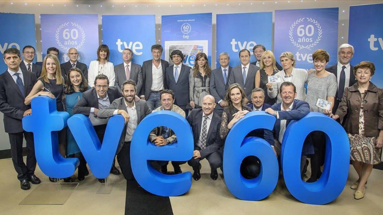 Algunos de los profesionales que han formado y forman parte de estos 60 años de TVE