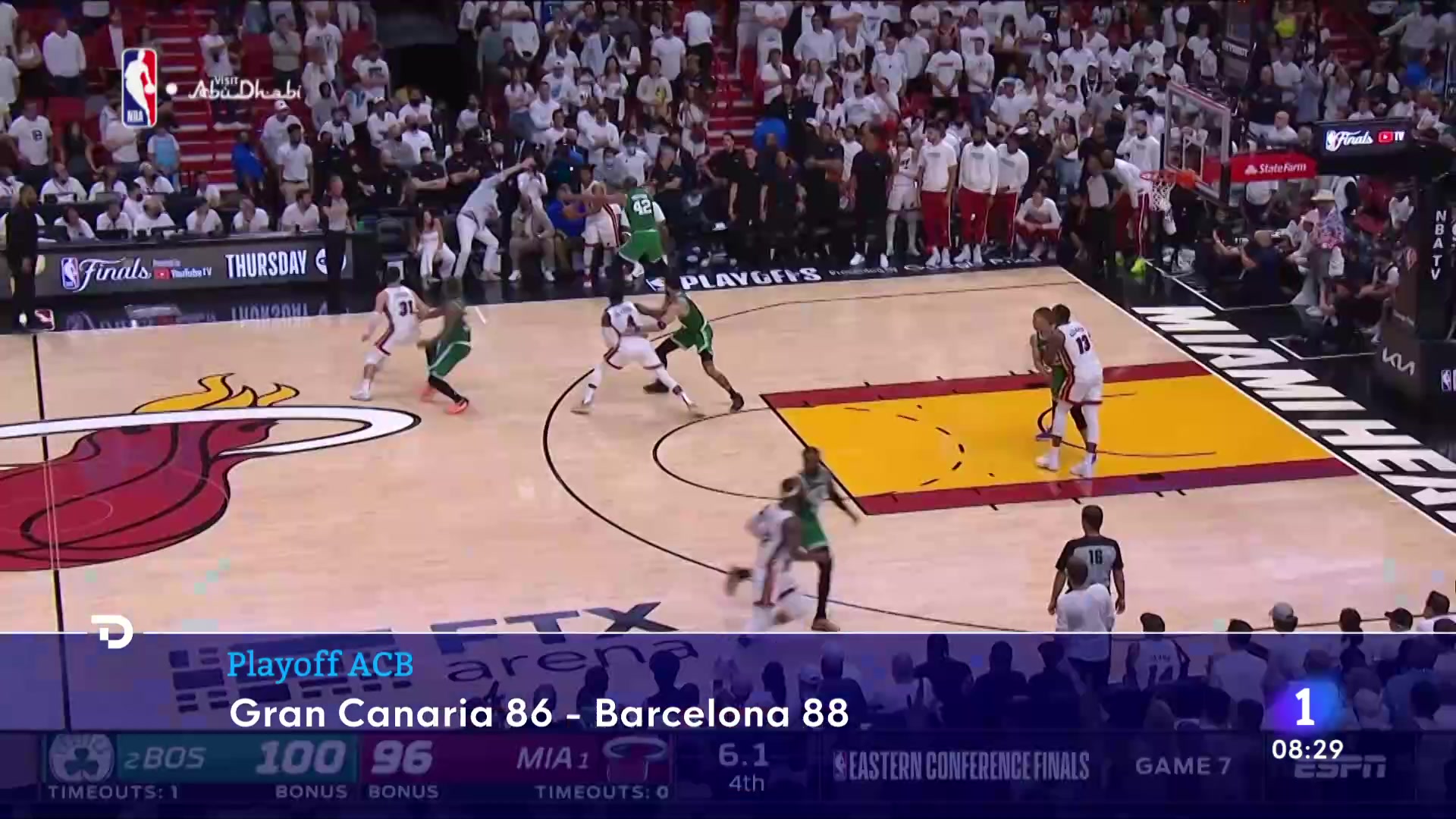 Ir al Video&nbsp;Los Boston Celtics ganan a Miami y pelear&aacute;n por el anillo contra los Warriors