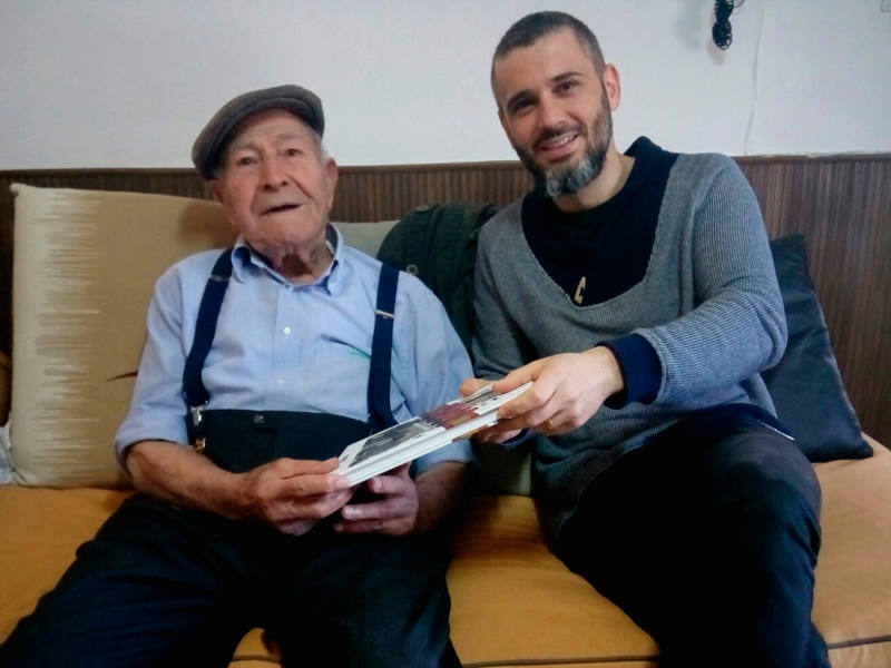 Cisco (Francesc Reig) con Josep Salvia