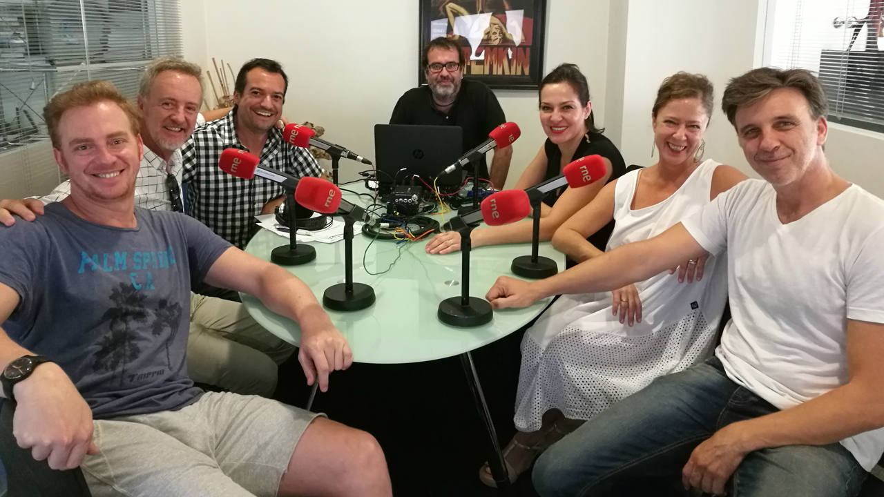 Claudio Tolcachir, Carlos Hipólito, Natalia Millán, Armando del Río y Mapi Sagaseta