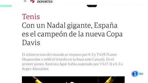 Video: Copa Davis | La victoria de España en la prensa mundial