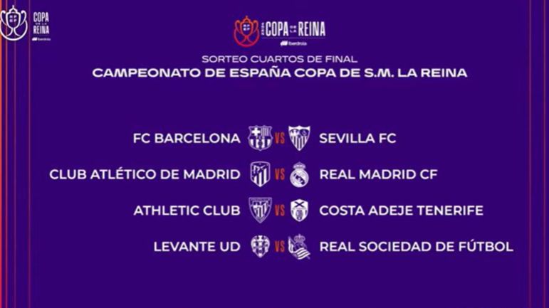 Copa De La Reina Barcelona Sevilla Y Atl Tico Real Madrid En Cuartos