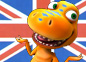 Imagen de un episodio de Dino Tren en ingl&eacute;s