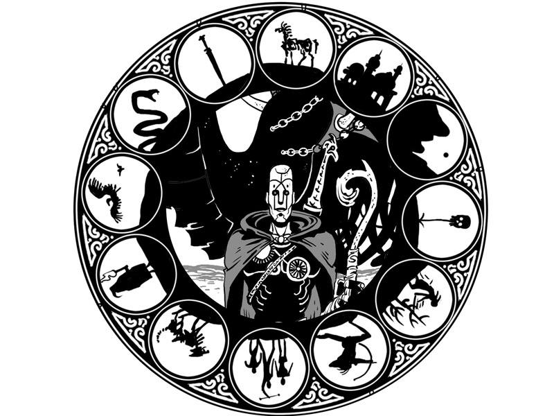 Diseño de Fernando Baldó para 'Desiertos de metal'