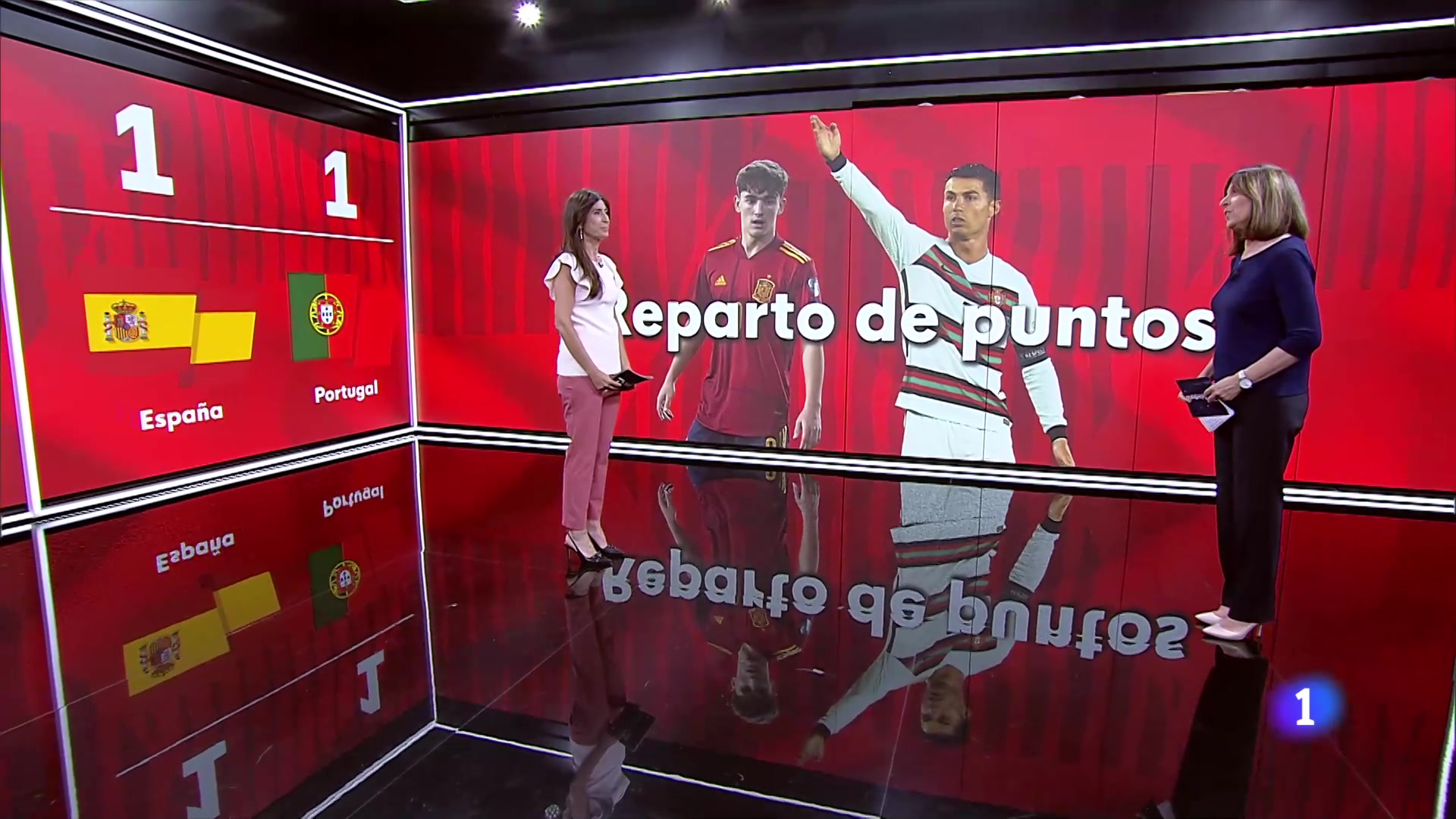 Ir al Video España no pasa del empate (1-1) ante Portugal en la Liga de Naciones