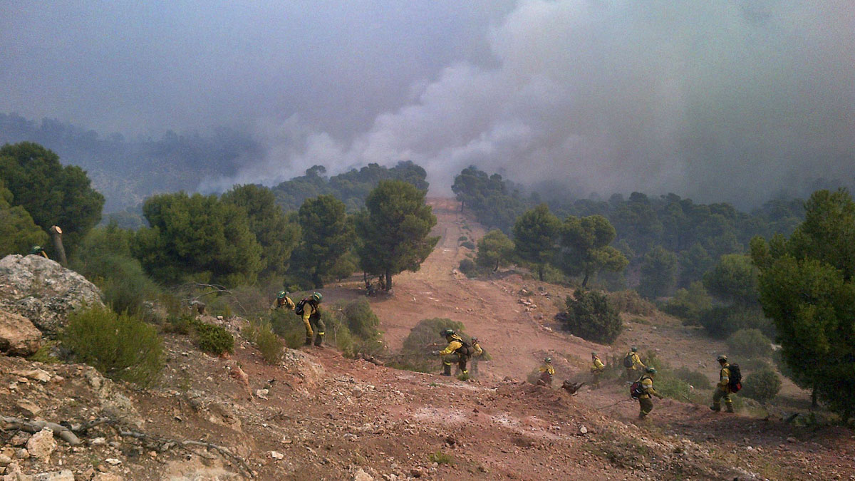 Estabilizado el incendio declarado en Quesada en Jaén hace una semana