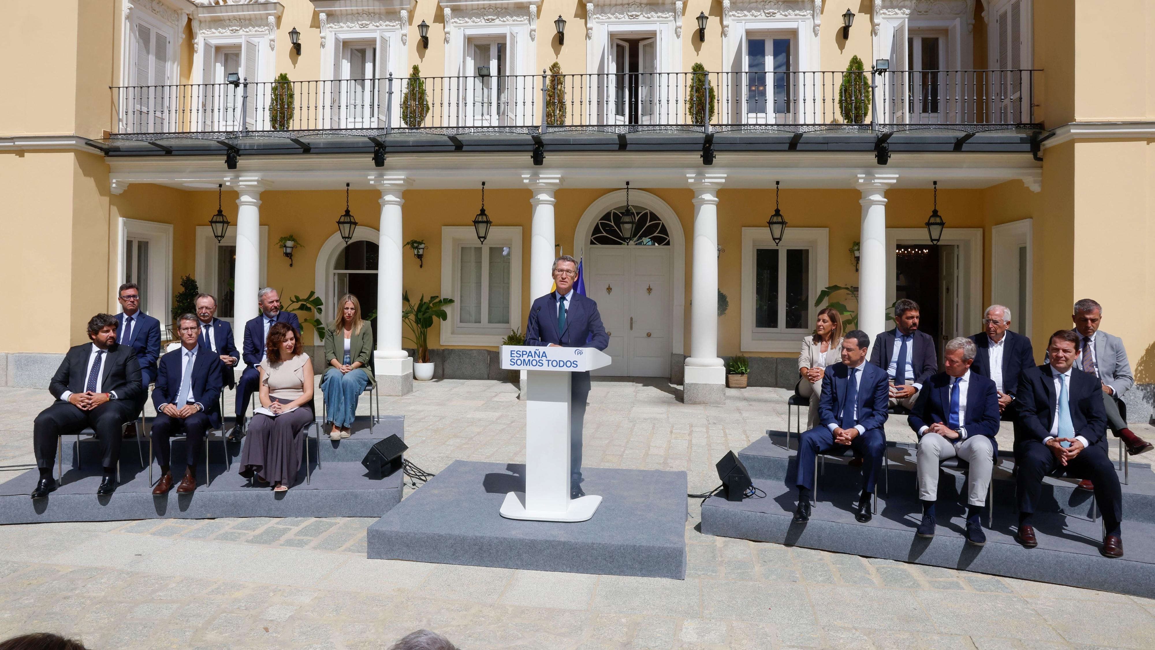 Feij O Anuncia Que Los Presidentes Del Pp No Negociar N La Financiaci N