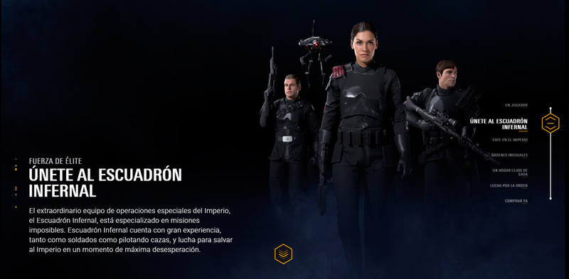 Forma parte del 'Escuadrón Infernal' en el modo campaña.